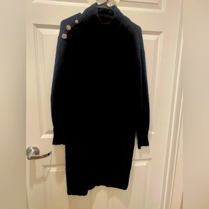 Express jeweled black sweater dress size medium